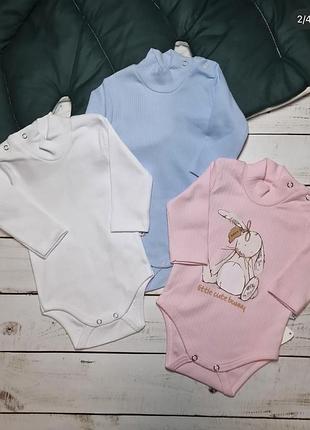 Боді зі стійкою від 3 до 18 міс