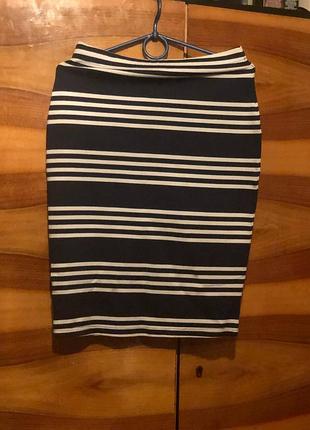 Юбка в полоска