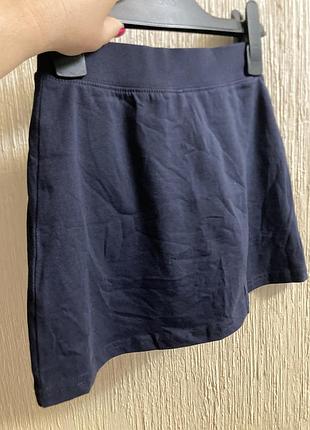 Трикотажна шкільна спідниця шорти
