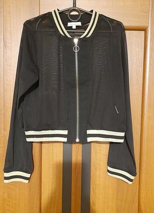 Бомбер сітка кофта piazzaitalia 9-10 років