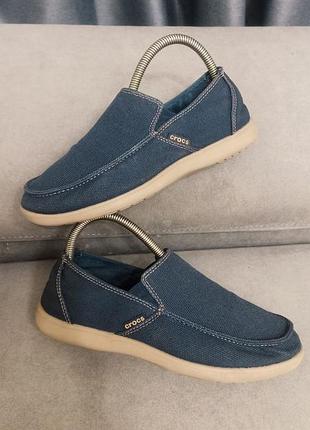 Мокасины - слипоны crocs santa cruz