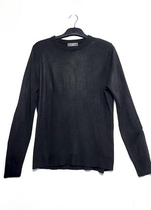 Класичний чоловічий джемпер primark, базовий чорний светр, розмір l