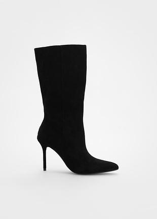 Замшевые сапоги новые 40 размер