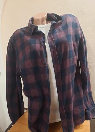 Теплая женская рубашка в клетку. одежда из сша и канады!
