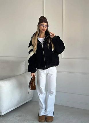 Тепла куртка-бомбер