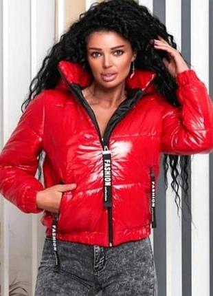 Тепла зимова куртка пуховик дутик плащівка лаке❣️топ ціна та якість