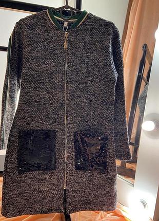 Кардиган теплий з кишенями  розмір: 140 128 64 152 ціна-280