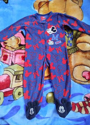 Дитячий одяг 🌈 утеплений чоловічок на замочку на 12-18 міс 86 розмір