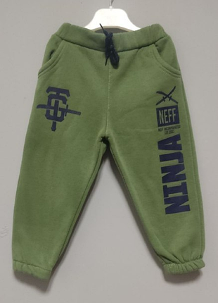 Спортивні штани на флісі на зріст 92-104 приблизно , дивіться заміри, стан нових