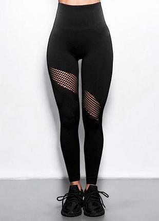 Женские лосины для спорта с высокой талией⠀