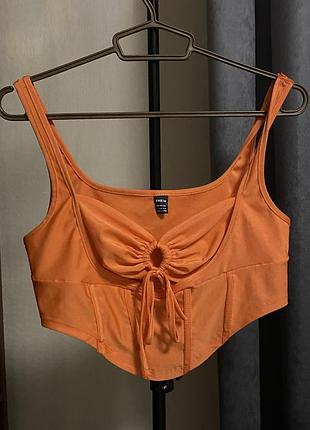 Топ shein помаранчевий