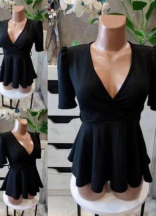 Кофта, кофточка с баской р44-46