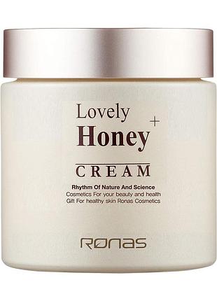 Питательный увлажняющий крем ronas lovely honey cream, 100 мл