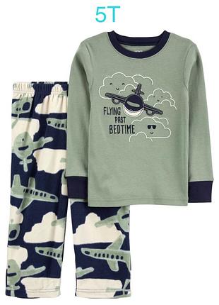 Піжама тепла флісова для хлопчика carter’s 5т