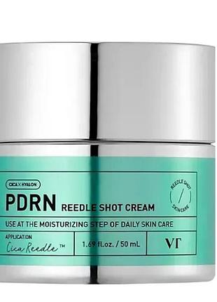 Крем для обличчя з pdrn та мікроголками vt cosmetics pdrn reedle shot cream, 50 мл