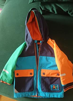 Куртка вітровка next на флісі