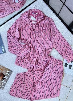 6️⃣0️⃣0️⃣грн жіночий костюм для дому піжама штани + сорочка