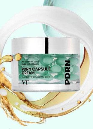 Відновлюючий капсульний крем з та пептидами vt cosmetics pdrn capsule cream 100, 50 мл
