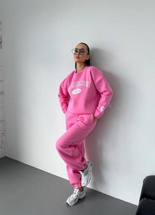 Женский брючный спортивный костюм