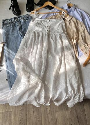 Біла сукня прошва міді