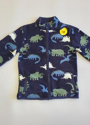 Флисовая кофта с динозаврами george