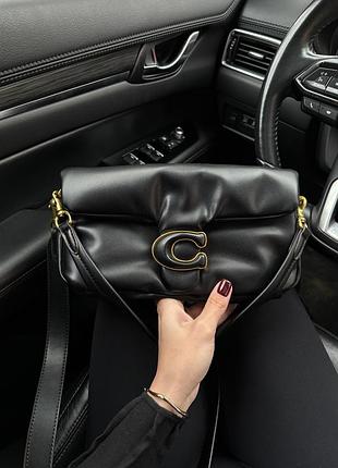 Сумка coach tabby pillow black