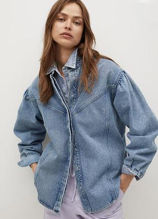 Джинсова куртка mango