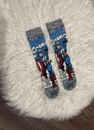 Носки шкарпетки високі принт marvel