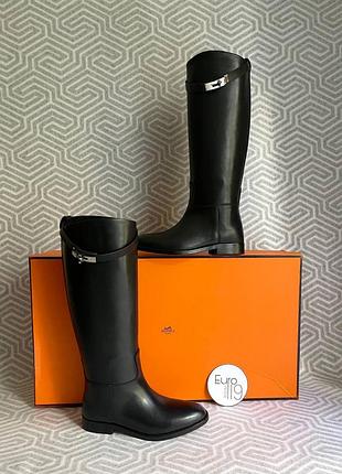 Сапоги женские черные