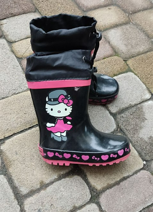 Гумові чоботи шалунішка є знімний валянок 23 розмір- 15 см