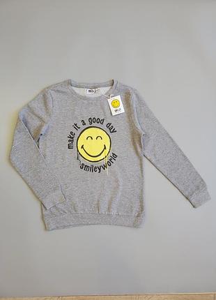 Стильний та теплий світшот сірого кольору