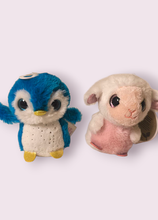 Мягкая мини-игрушка sparkle tales - ягненок lily и пингвин rocky, 10 см