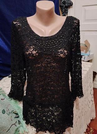 Ажурная туника декор