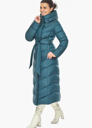 Пальто воздуховик зима атлантичного кольору