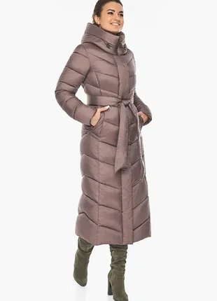 Пальто воздуховик зима сепия