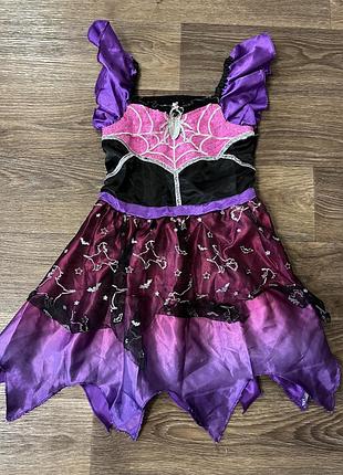 Сукня плаття костюм halloween хелловін чародійки відьмочки паучки