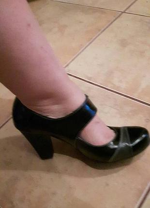 Туфли женские кожаные р. 38