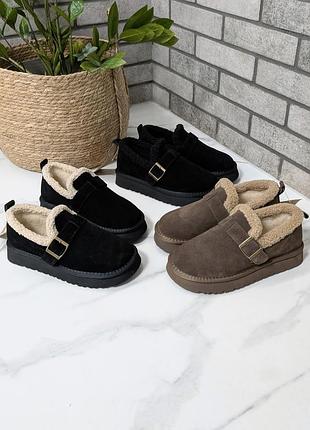 Зимові лофери для дівчаток