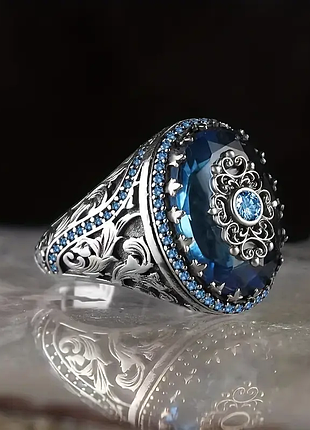 Мужское кольцо, модный деловой стиль