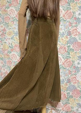 Вельветова спідниця