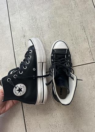 Converse високі шкіряні кеди