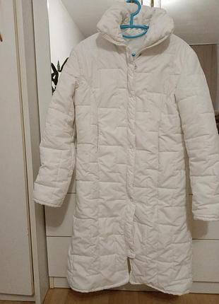 Пальто белое