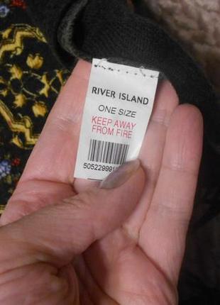 Шикарный большой шарф-шаль интересный принт, river island7 фото