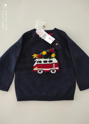 Светрик для хлопчика, зимовий, новорічний,. теплий 🌲☃️❄️