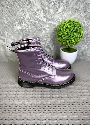Dr. martens ботинки кроссовки 37 размер женские кожаные розовые