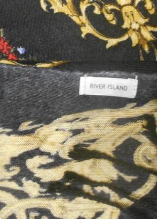 Шикарный большой шарф-шаль интересный принт, river island8 фото