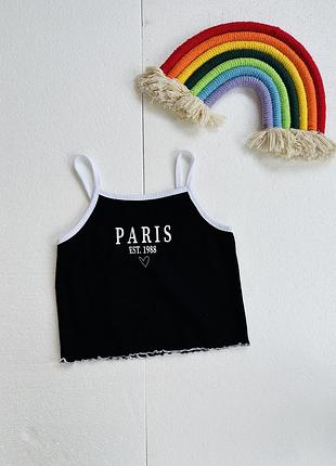 Футболка майка топ рубчик