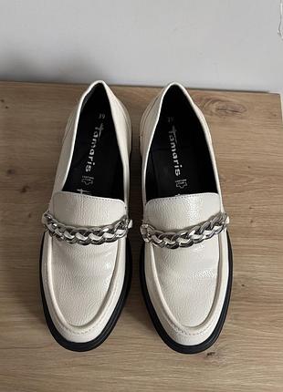 Лофери шкіряні tamaris 39 розмір