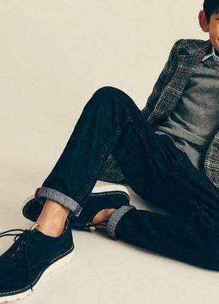 Кожаные ботинки для мальчика reserved, размер 33, стелька 21 см,натуральная кожа,стан новой обуви