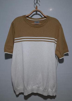 Футболка вязаная мягкая из хлопка george большой размер xl